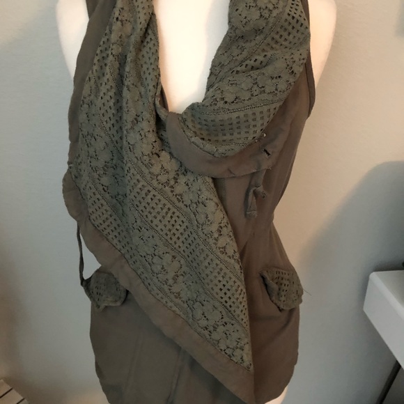 😍Francescas Miami Oversized Military Coat/Vest - Picture 6 of 8